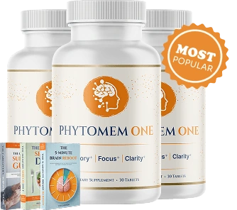 Phytomem One bottles showing the dietary supplement and its 30-tablet count
